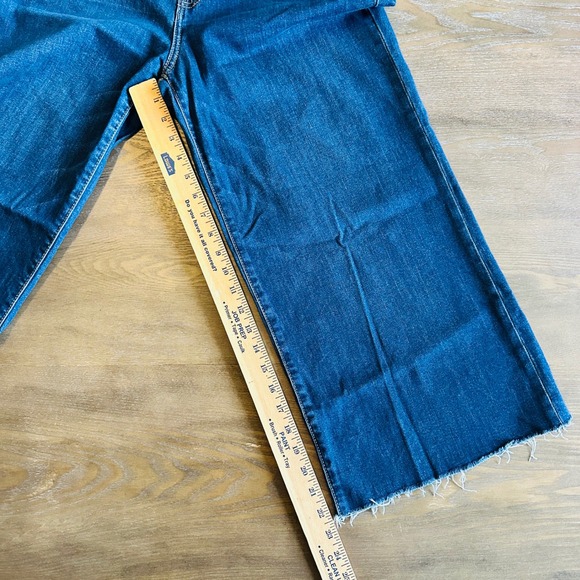 KUT From The Kloth Womens MEG Fab AB Wide Leg Cropped Jeans sz 12 - Picture 2 of 9